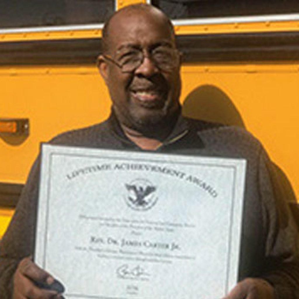 Educational Bus Transportation’s James Carter Jr. Receives White House Praise For His Years Of Service