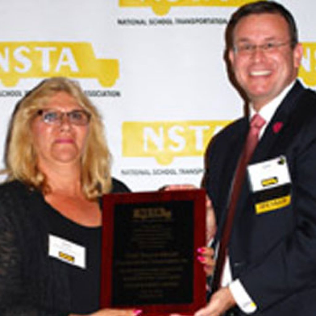 Patti Royce-Moser Of Educational Bus Transportation Receives The Golden Merit Award From NSTA