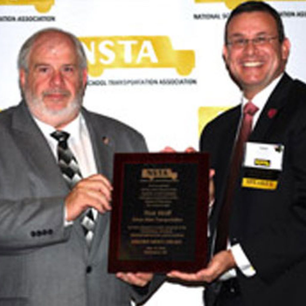 Rick Wolff Of Ethan Allen Transportation Receives The Golden Merit Award From National School Transportation Association